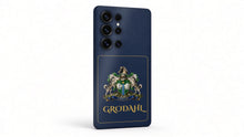 
Cargar imagen en el visor de la galería, Heritage phone case for Galaxy, deep navy and gold